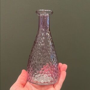 Elegant Purple Glass Vase
